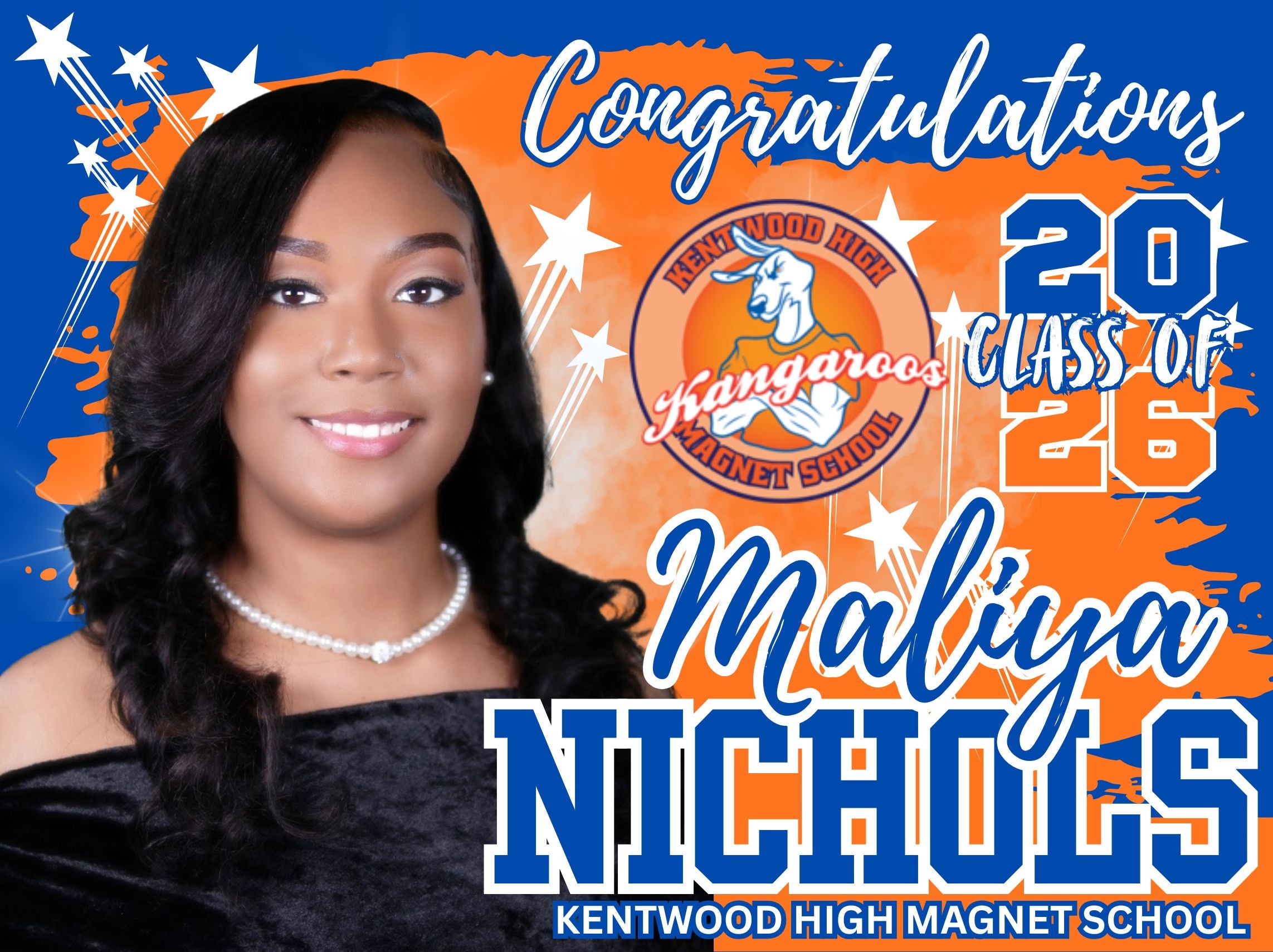 Custom Graduation Yard Sign