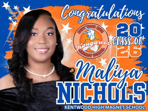 Custom Graduation Yard Sign
