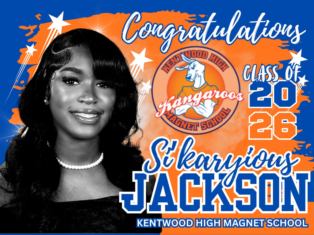 Custom Graduation Yard Sign